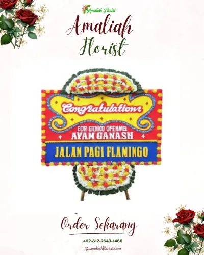 Bunga Papan Congratulation di Pagutan Timur